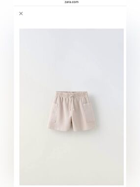 Zara Cargo Shorts Size 11/12 NWT